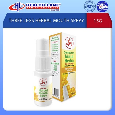 THREE LEGS HERBAL MOUTH SPRAY 15G