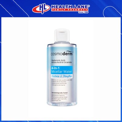COSMODERM MICELLAR WATER 4-IN-1 MOISTURISE & STRENGTHEN 300ML