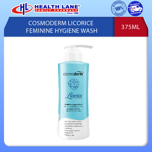 COSMODERM LICORICE FEMININE HYGIENE WASH (375ML)