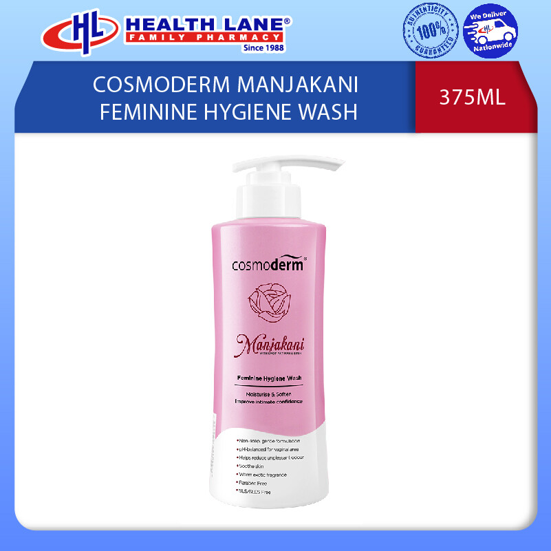 COSMODERM MANJAKANI FEMININE HYGIENE WASH (375ML)