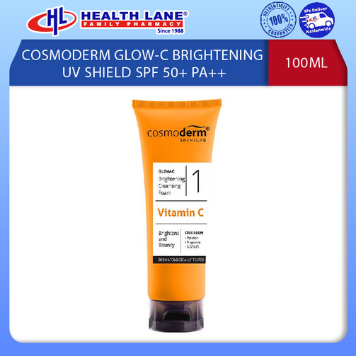 COSMODERM GLOW-C BRIGHTENING UV SHIELD SPF 50+ PA+++ 30ML