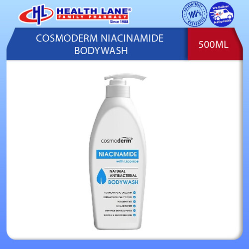 COSMODERM NIACINAMIDE BODY WASH 500ML