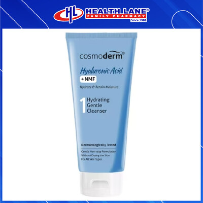 COSMODERM HYALURONIC ACID+NMF PELEMBAP GENTLE PENCUCI 125ML