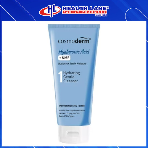 COSMODERM HYALURONIC ACID+NMF MOISTURISING GENTLE CLEANSER 125ML