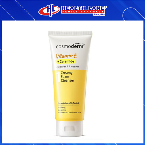 COSMODERM VIT E KRIMY BERBUIH PENCUCI 125ML