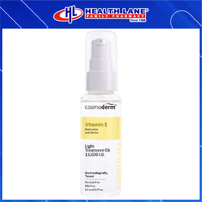 COSMODERM VITAMIN E LIGHT RAWATAN MINYAK 15 000 (30ML)