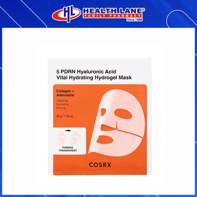 COSRX 5 PDRN HYALURONIC ACID VITAL HYDRATING HYDROGEL MASK 1'S