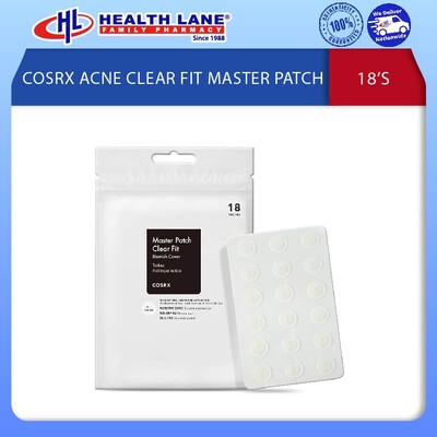 COSRX ACNE CLEAR FIT MASTER PATCH 18'S