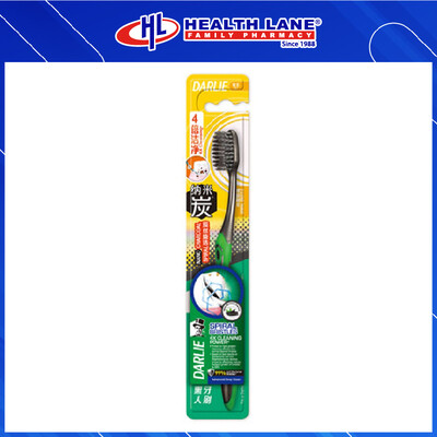 DARLIE TOOTHBRUSH CHARCOAL SPIRAL (T21CS) SOFT 1'S