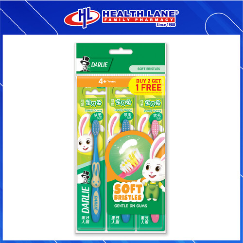 DARLIE TOOTHBRUSH LOVELY BUNNY CHILD SOFT 2'S+1'S