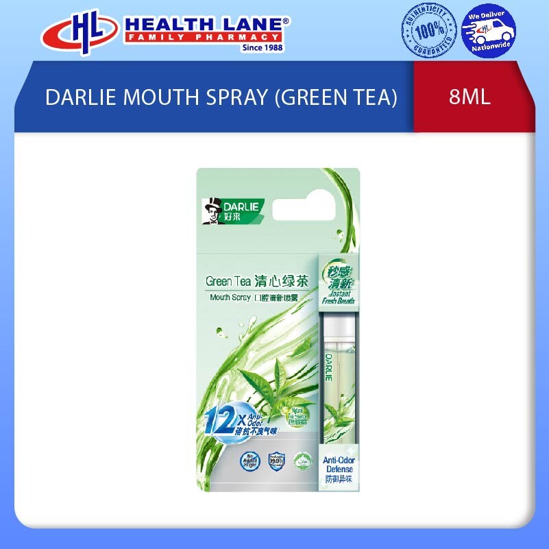 DARLIE MULUT  SPRAY GREEN TEH 8ML