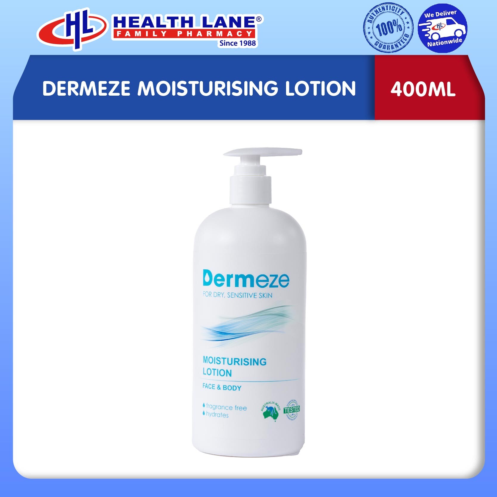 DERMEZE LEMBAPURISING LOSYEN 400ML