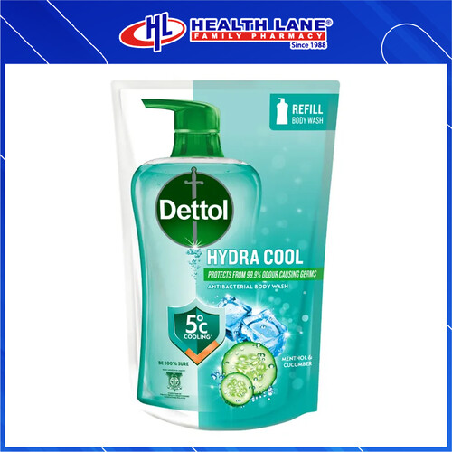 DETTOL SHOWER GEL HYDRA COOL - REFILL (800G)
