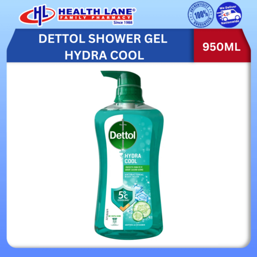 DETTOL SHOWER GEL HYDRA COOL 950ML