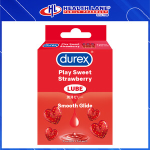 DUREX LUBE SACHET PLAY STRAWBERRY 5ML X 3