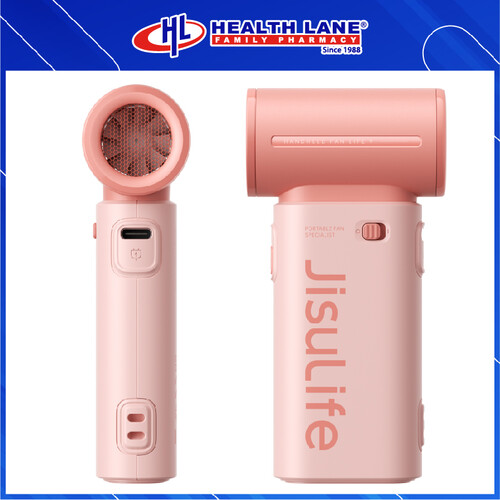 JISULIFE HANDHELD FAN LIFE9-36 - PINK