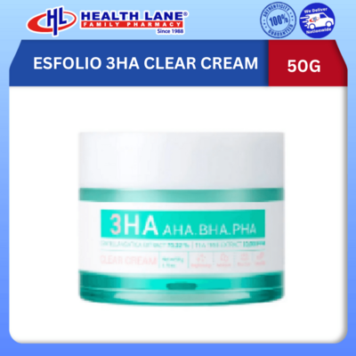 ESFOLIO 3HA CLEAR KRIM 50G