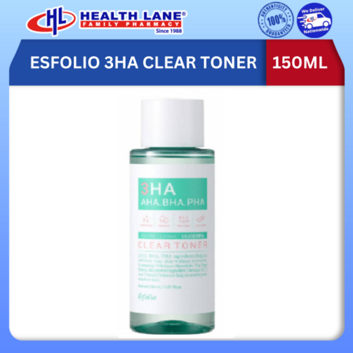 ESFOLIO 3HA CLEAR TONER 150ML 