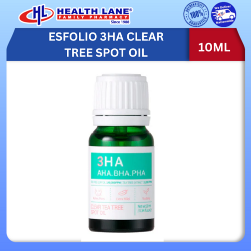 ESFOLIO 3HA CLEAR TEA TREE SPOT OIL 10ML 