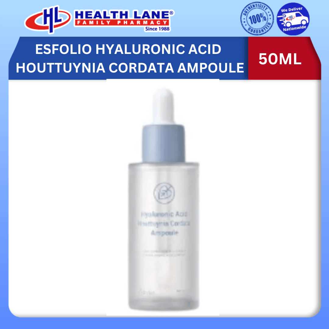 ESFOLIO HYALURONIC ACID HOUTTUYNIA CORDATA AMPOULE 50ML 