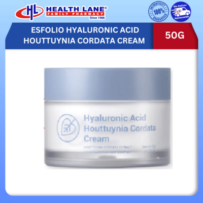 ESFOLIO HYALURONIC ACID HOUTTUYNIA CORDATA KRIM 50G
