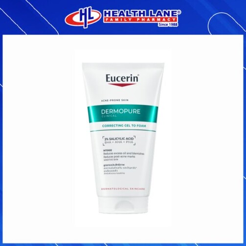 EUCERIN DERMOPURE CLINICAL CORRECTING GEL TO FOAM 150ML