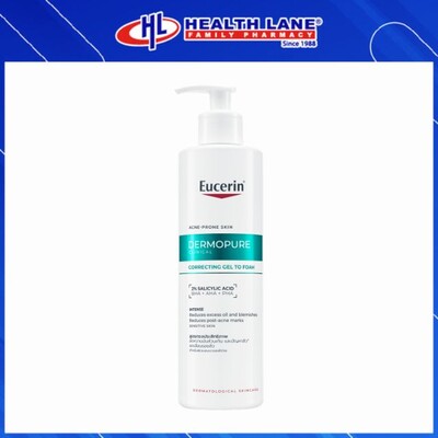 EUCERIN DERMOPURE CLINICAL CORRECTING GEL TO FOAM 400ML