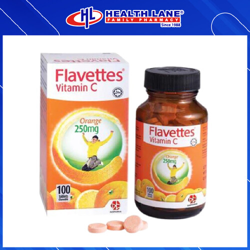 FLAVETTES C ORANGE 250MG (100'S-CHEWABLE TAP)