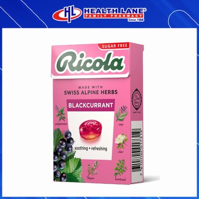 RICOLA LOZENGES BLACKCURRANT (40G)