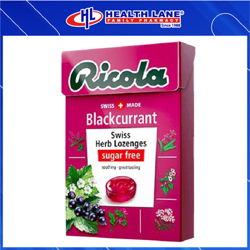 RICOLA LOZENGES BLACKCURRANT (40G)