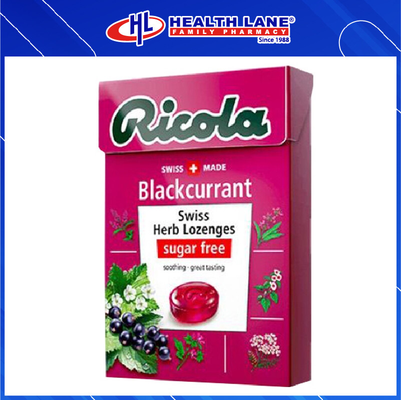 RICOLA LOZENGES BLACKCURRANT (40G)