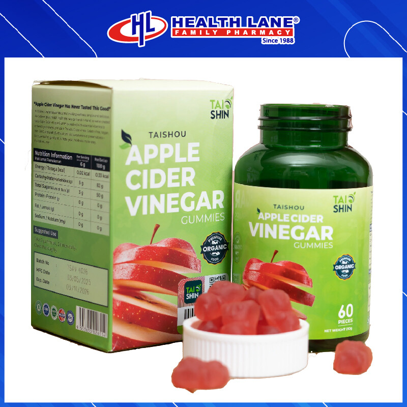 TAISHOU APPLE CIDER VINEGAR GUMMY (60'S)