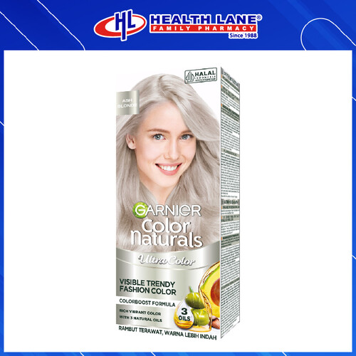 GARNIER COLOR NATURAL ULTRA KIT ASH BLONDE 55ML+50G
