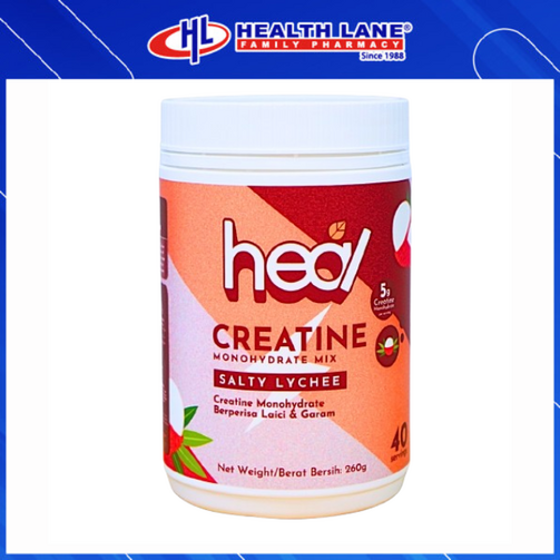 HEAL CREATINE MONOHYDRATE 260G - SALTY LYCHEE