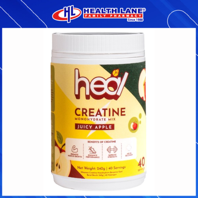 HEAL CREATINE MONOHYDRATE 240G - JUICY APPLE