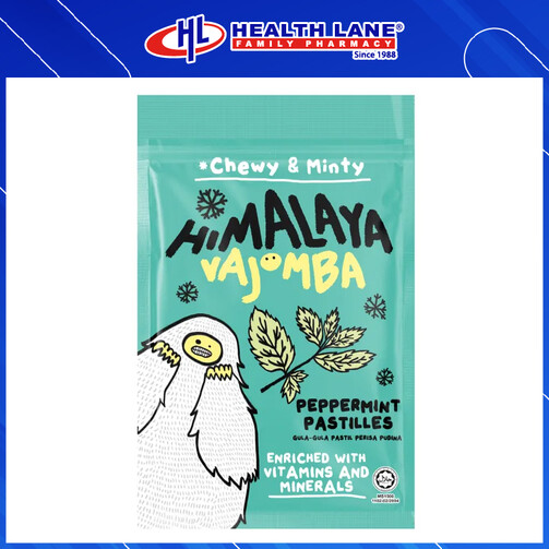 HIMALAYA VAJOMBA PASTILLES PEPPERMINT 25G