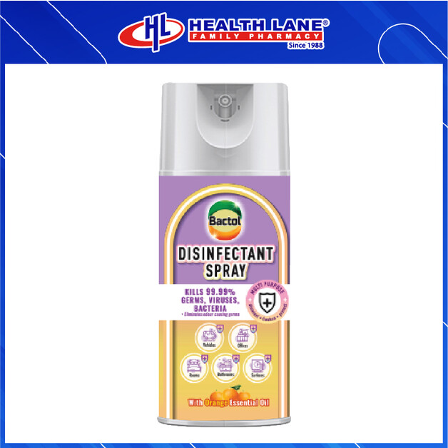 HLP BACTOL AIR FRESH DISINFECTANT SPRAY- OREN ESSENTIAL MINYAK (450ML)