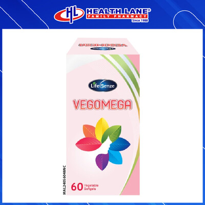 LIFESENZE VEGOMEGA SOFTGEL (60'S)