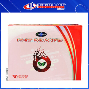 LIFESENZE BIO-IRON FOLIC PLUS CAPSULE (30'S)