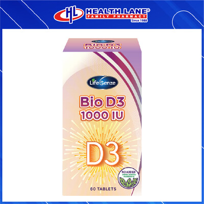 HLP LIFESENZE BIO D3 1000 IU TABLET 60'S
