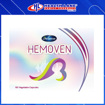 HLP LIFESENZE HEMOVEN CAPSULE 180'S