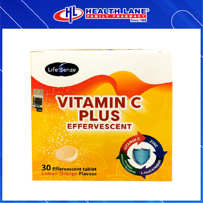 HLP LIFESENZE VITAMIN C PLUS EFFERVESCENT TABLET (30'S)