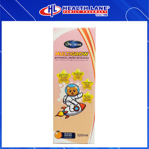 LIFESENZE MULTIGROW DENGAN DHA, LYSINE & LUTEIN SIRAP 120ML