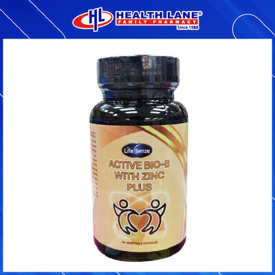 HLP LIFESENZE ACTIVE BIO-B WITH ZINC PLUS CAPSULE (30'S)