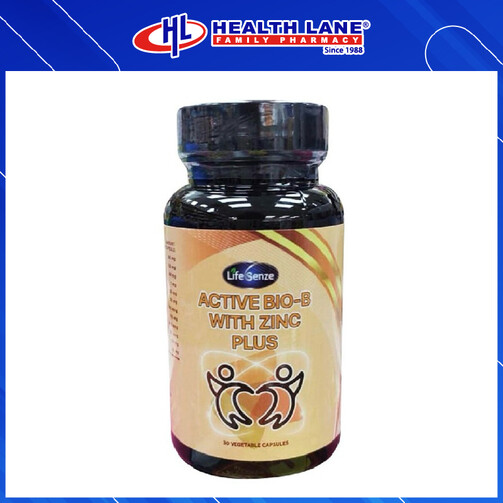 LIFESENZE ACTIVE BIO-B WITH ZINC PLUS CAPSULE (30'S)