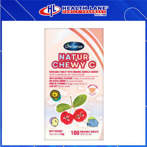 LIFESENZE NATUR CHEWY C 70MG (100'S)