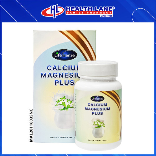 LIFESENZE CALCIUM MAGNESIUM PLUS (60'S)