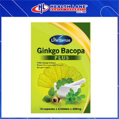 HLP LIFESENZE GINKGO BACOPA PLUS (60'S)
