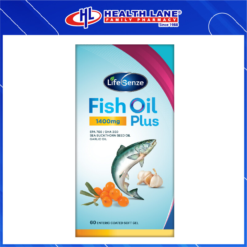 HLP LIFESENZE FISH OIL 1400MG PLUS (60'S)