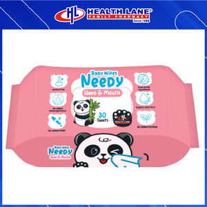NEEDY HAND & MOUTH  WET TISSUE- PINK (30'S)